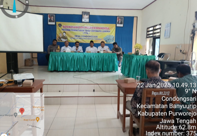 Plt. Kasi Pembangunan Kecamatan Banyuurip hadiri Sosialisasi PTSL di Condongsari