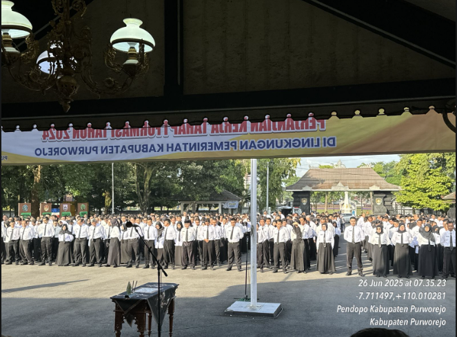 Camat Banyuurip Hadiri Pelantikan 876 PPPK di Kabupaten Purworejo