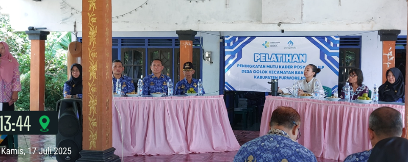 Pelatihan Peningkatan Kader Posyandu Desa Golok Kecamatan Banyuurip