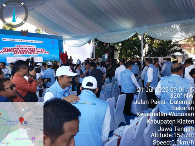 Peluncuran Koperasi Desa/Kelurahan Merah Putih Diresmikan oleh Presiden Prabowo Subianto
