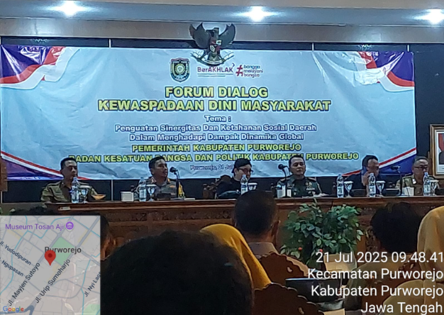 Sekretaris Camat Banyuurip Hadiri Forum Dialog Kewaspadaan Dini Masyarakat