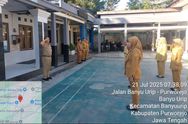 Pemerintah Kecamatan Banyuurip Laksanakan Apel Pagi
