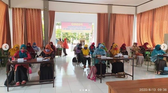 Pelatihan aplikasi eHDW bagi Kader KPMD