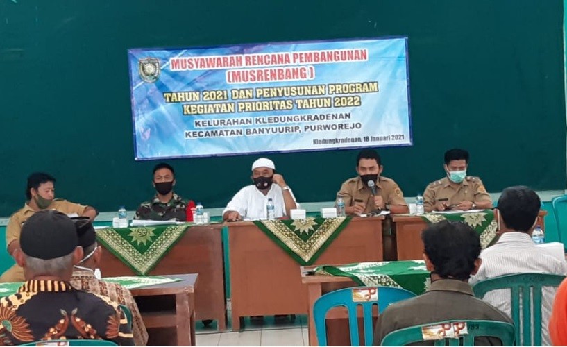 Musrenbang Perencanaan Tahun 2022 Kelurahan Kledungkradenan