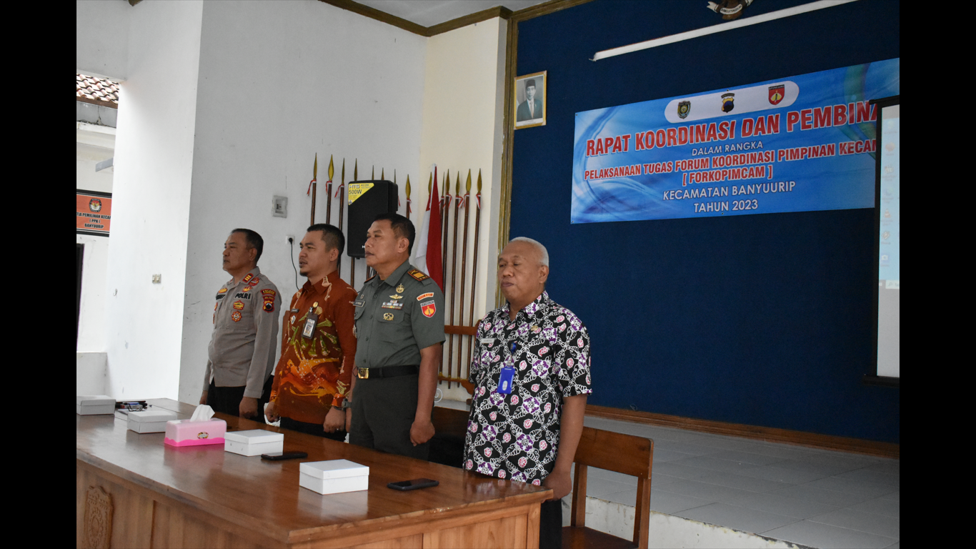 RAPAT KOORDINASI PEMBINAAN TOKOH MASYARAKAT 