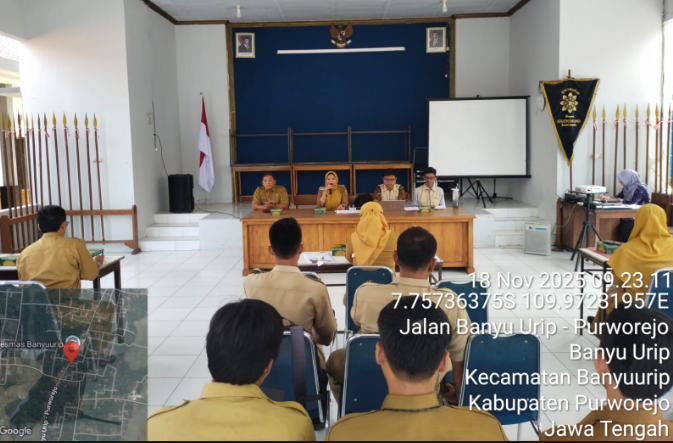 Camat Banyuurip Pimpin Rakor Sosialisasi Penyaluran Bantuan Pangan Pemerintah Oktober–November 2025